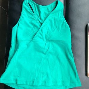 Lululemon Emerald Racer Back Top